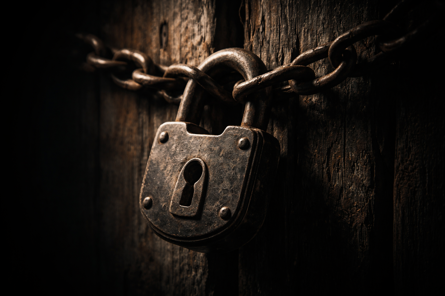 Kłódka symbolizująca ochronę przed spoilerami